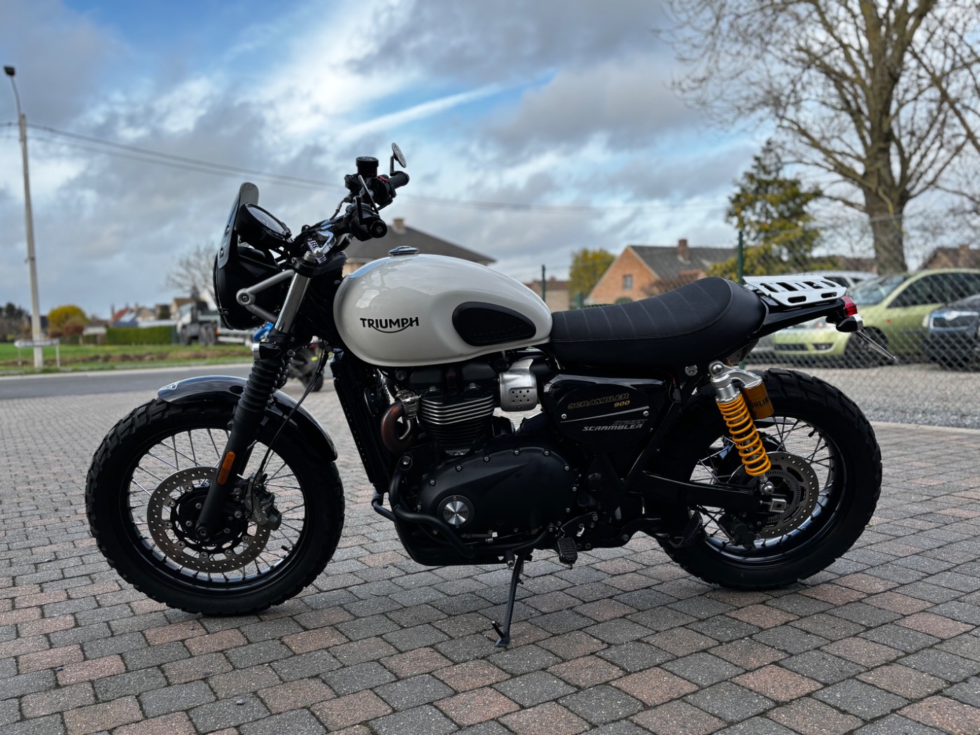 2019 Street Scrambler Fusion White