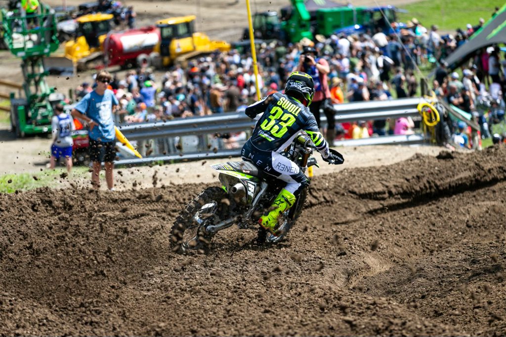 Triumph Racing op het podium in AMA Pro Motocross