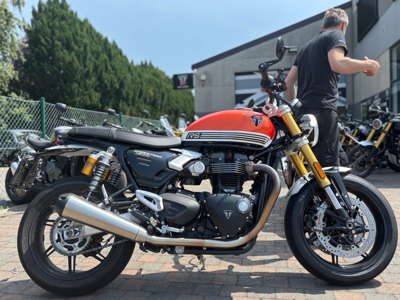 Speed Twin 1200 RS Baja Orange / Sapphire Black
