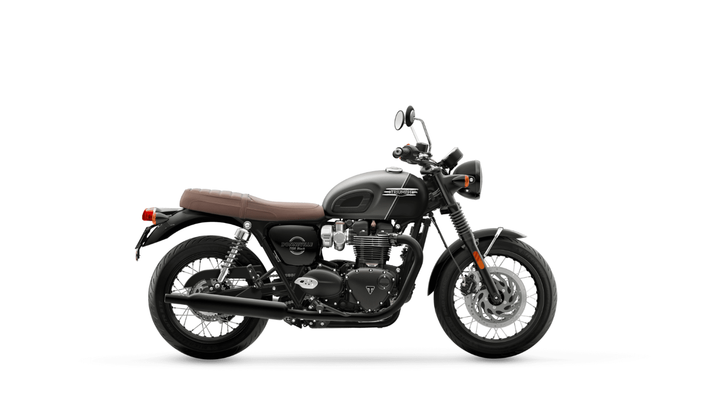 Bonneville T120 Black Matt Silver Ice / Matt Sapphire Black