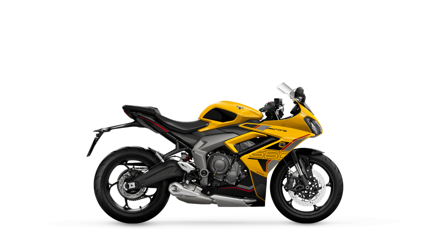 Daytona 660 Cosmic Yellow / Sapphire Black