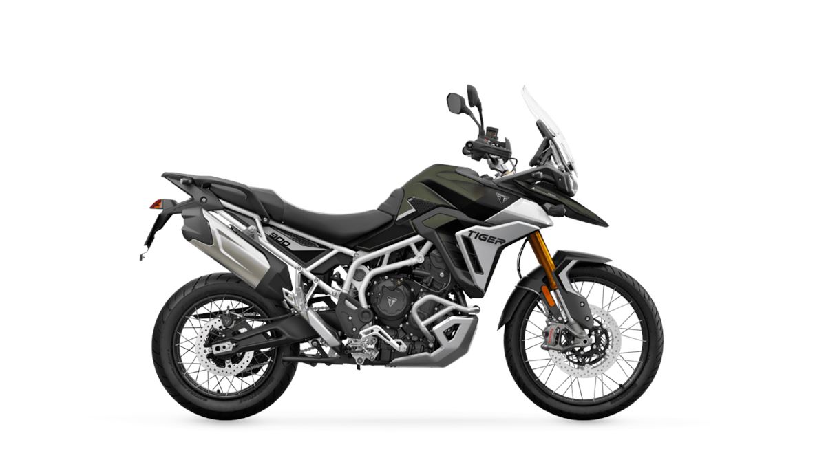 Tiger 900 Rally Pro Khaki Green / Phantom Black