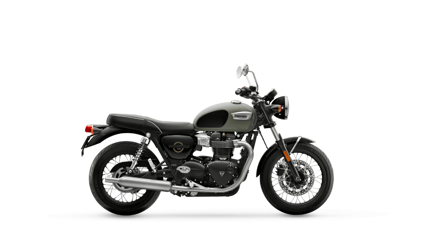 Bonneville T100 Stone Grey