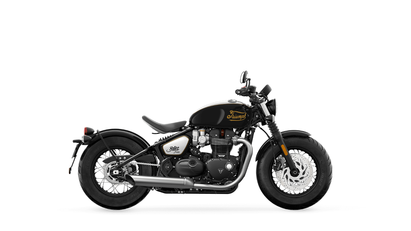 Bonneville Bobber ICON EDITION Sapphire Black / Aluminium Silver