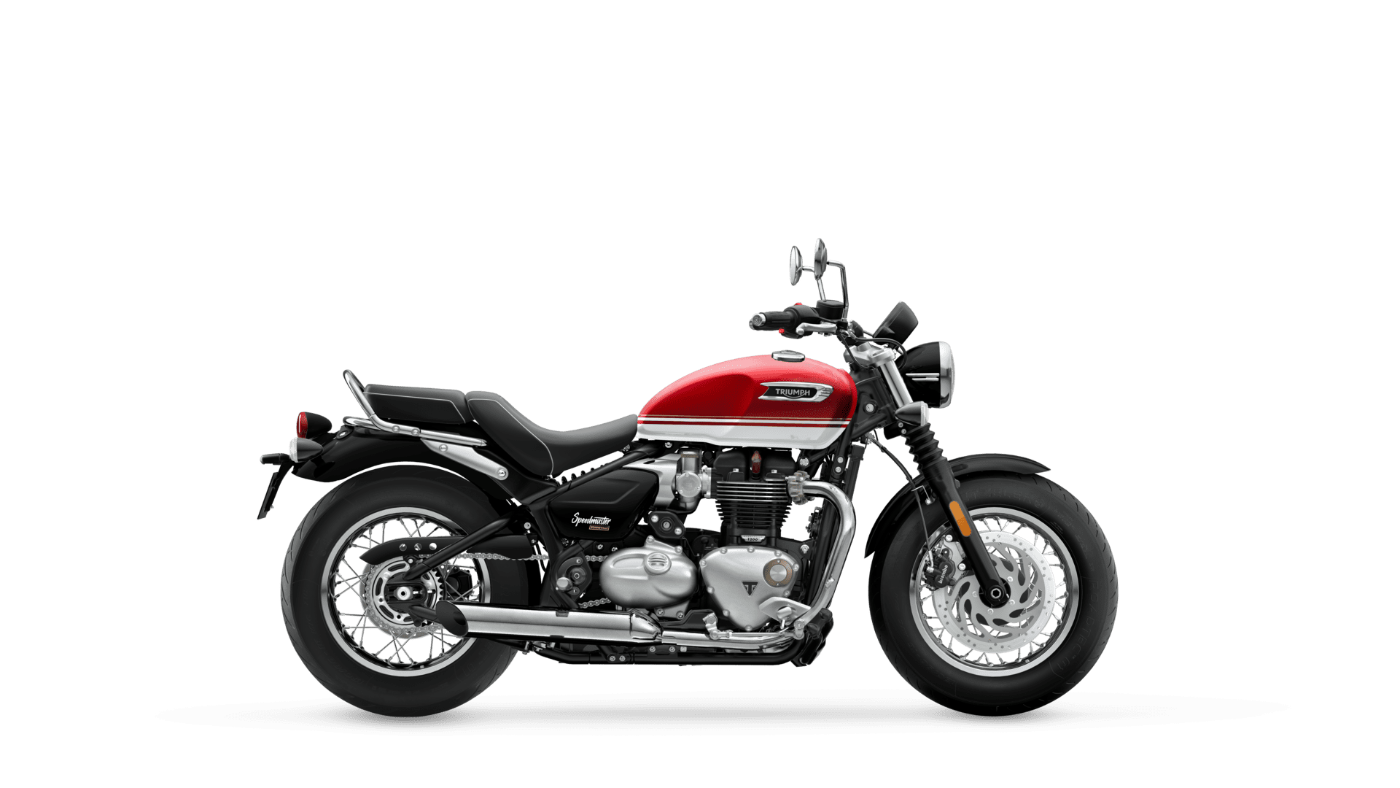 Bonneville Speedmaster Carnival Red / Crystal White