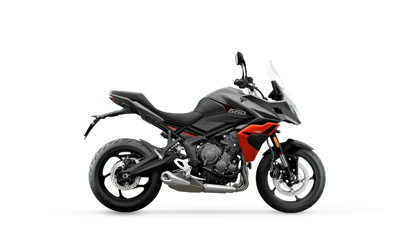 Tiger Sport 660 Silver Ice / Intense Orange