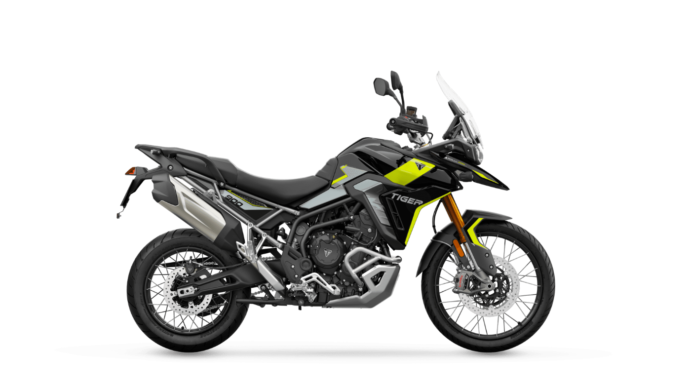 Tiger 900 Rally Pro Sapphire Black / Triumph Yellow