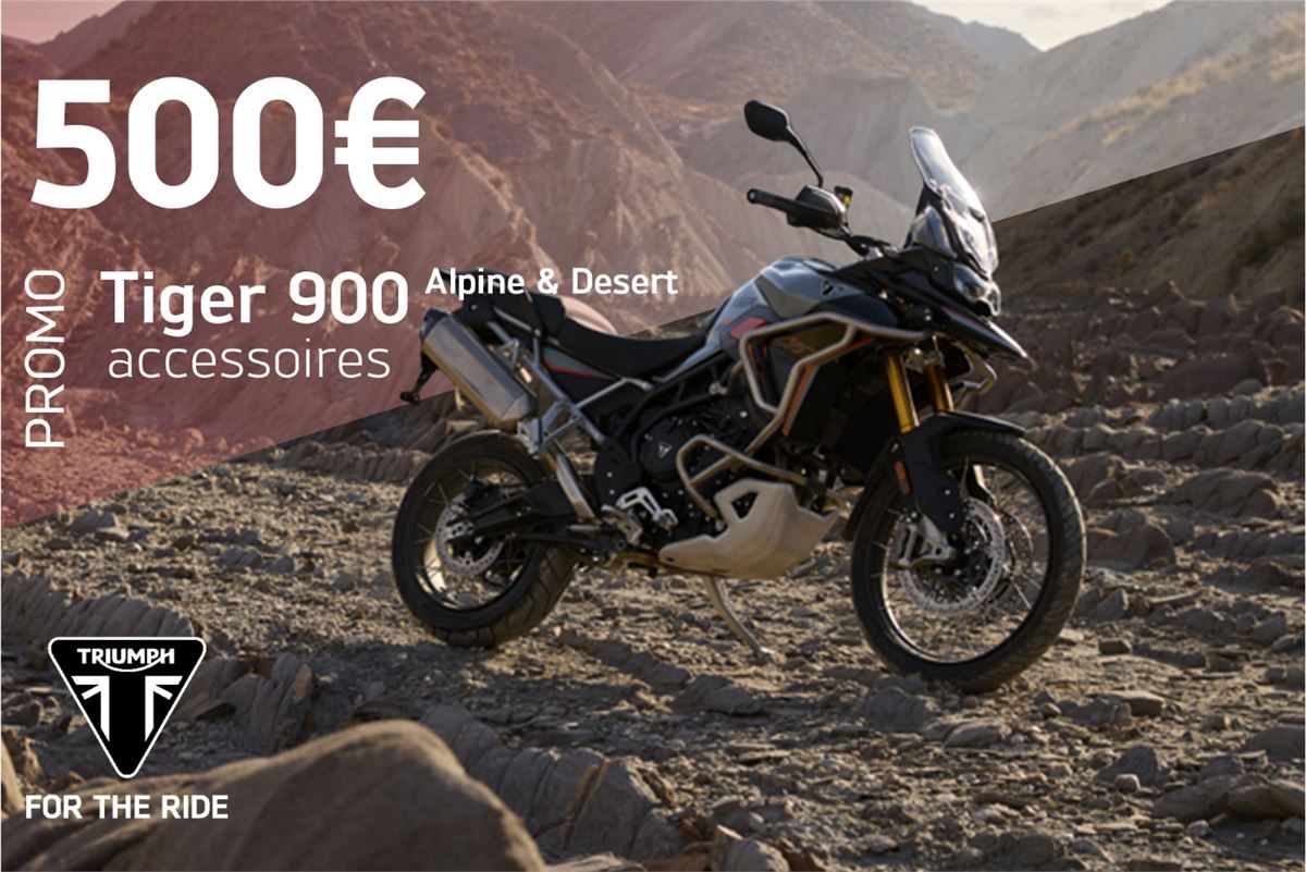 Promotie Tiger 900 Alpine Desert